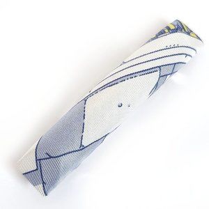Hermes HERMES Barrette Legend of the Horse Hair Clip for Women Silk Twill Metal